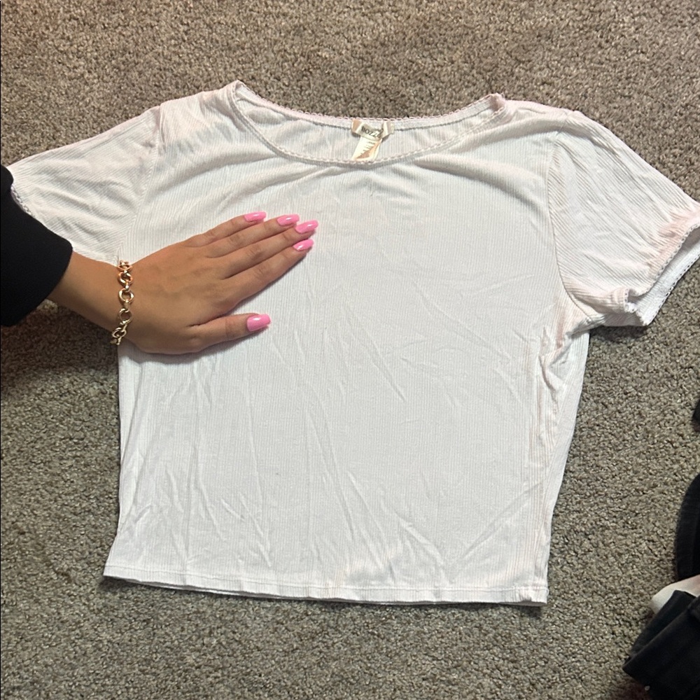 Bozzolo Crisp White Short Sleeve Tee